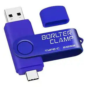 USB-C Stick 512GB Borlter Clamp Type C mit OTG-Funktion