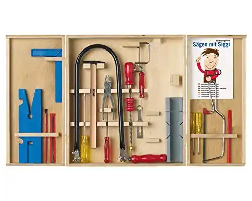 Laubsäge-Set Pebaro Peter Bausch 407 mit 24 Teilen