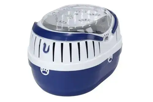 Transportbox für Kaninchen Europet Bernina 661-139134 Paw, 35 x 25 x 25 cm, blau
