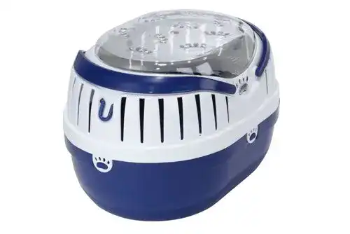 Transportbox für Kaninchen Europet Bernina 661-139134 Paw, 35 x 25 x 25 cm, blau