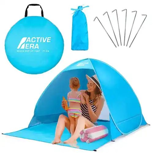 Strandmuschel Active Era Pop Up mit UV Schutz, UPF 50+