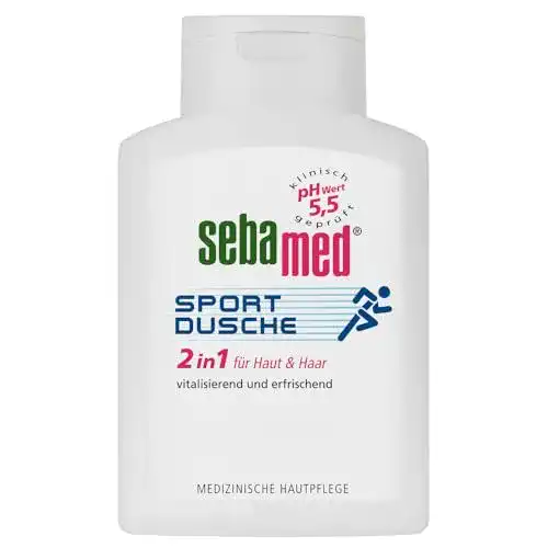 Sebamed Sport Dusche 2 in 1 Duschgel und Shampoo für Männer und Frauen