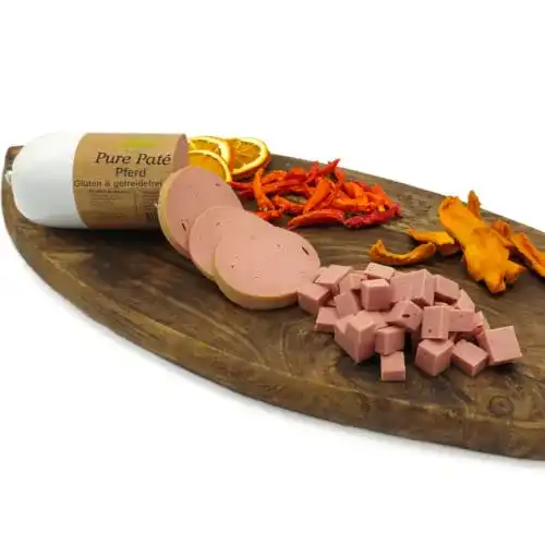 Hundewurst Paw Natural für Hunde Gluten- und getreidefrei Pferd 400g