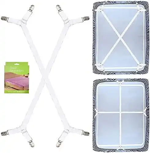 Verstellbare Bettlakenspanner Felly, 2 Stück