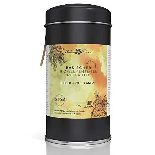 Basentee Aloha Sana, Bio Kräutertee aus 49 Kräutern, 100g lose