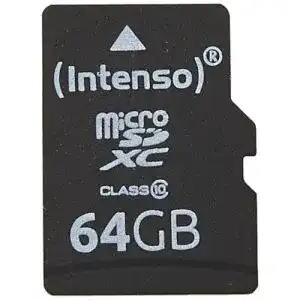 Intenso microSDXC 64GB Class 10 Speicherkarte für Datenübertragung