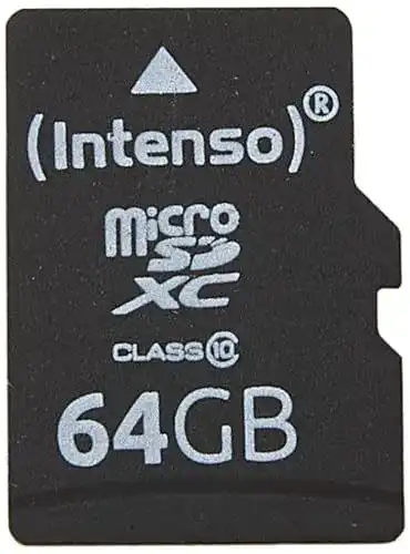 Intenso microSDXC 64GB Class 10 Speicherkarte für Datenübertragung