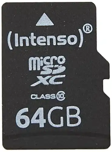 Intenso microSDXC 64GB Class 10 Speicherkarte für Datenübertragung