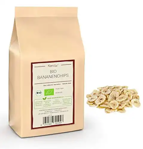 Bananenchips Kamelur 1kg Bio – Knusprige Trockenfrüchte