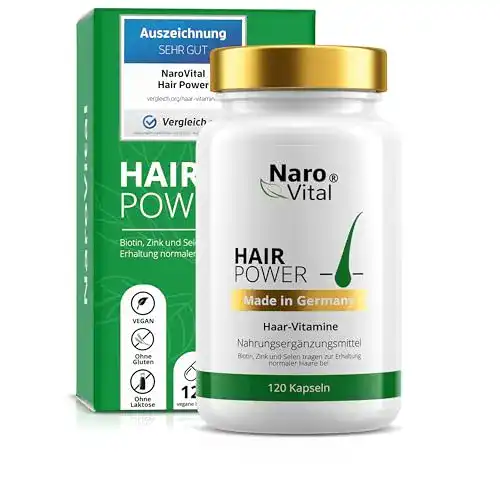 Haarvitamine NaroVital mit Biotin, Zink, Selen und OPC