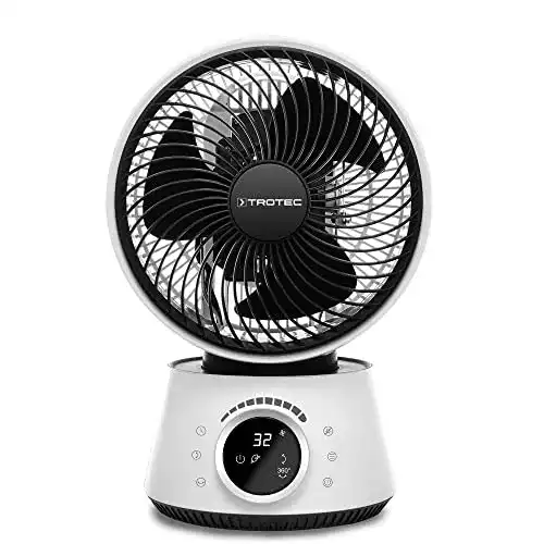 Trotec 360° Turbo-Ventilator TVE 100 mit 26 Watt Leistung und Fernbedienung