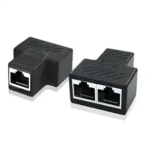 LAN-Splitter Fnbr – 1 auf 2 Kabel Ethernet Verteiler für Netzwerknutzung