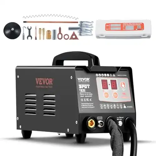Ausbeulspotter VEVOR 3kW Dellenreparaturset mit Schweißpistolen