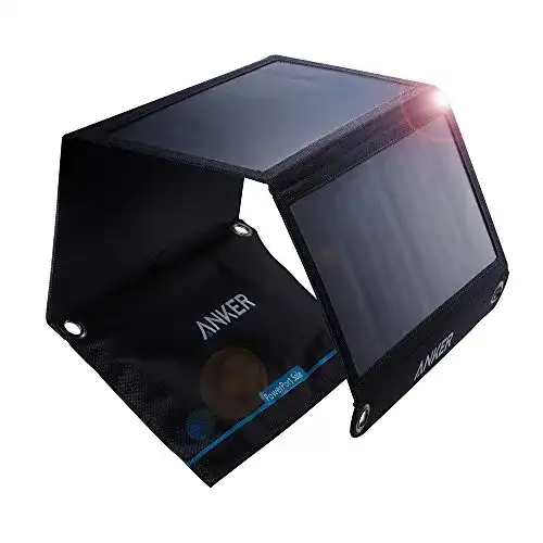 Mobile Solaranlage Anker PowerPort Solar Ladegerät 21W mit 2 USB-Ports