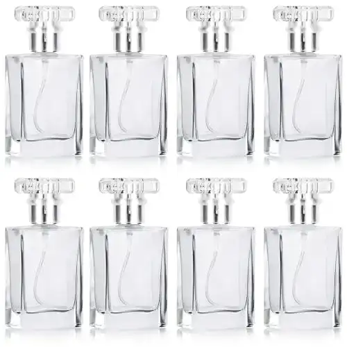 Belle Vous Parfümzerstäuber aus Glas, 30ml, nachfüllbar, 8 Stück