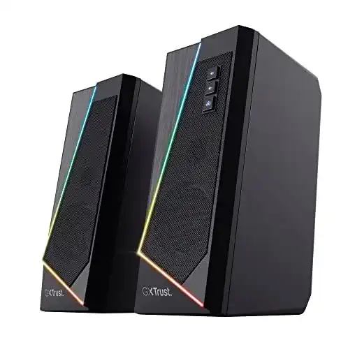 Trust Gaming Lautsprecher GXT 609 Zoxa für PC mit RGB Beleuchtung