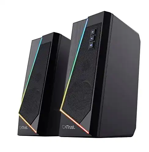 Trust Gaming Lautsprecher GXT 609 Zoxa für PC mit RGB Beleuchtung