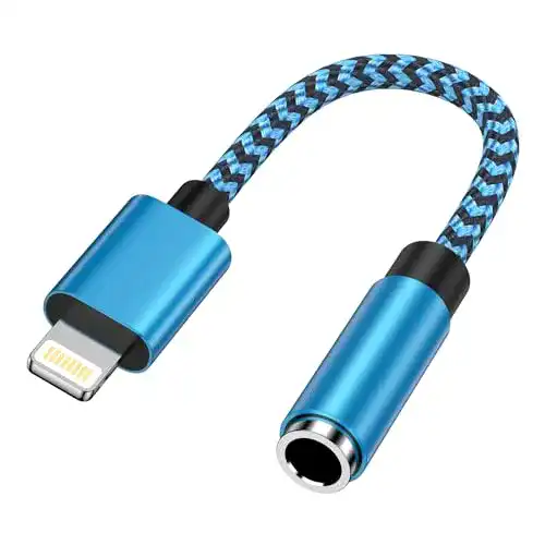 Lightning Klinke Adapter Ocbuo für 3,5mm Kopfhörer auf iPhone