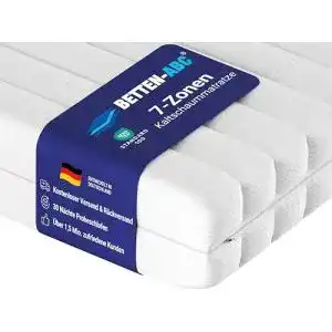 Kaltschaummatratze 180 x 200 Betten-ABC KSP-500 mit 7 Zonen