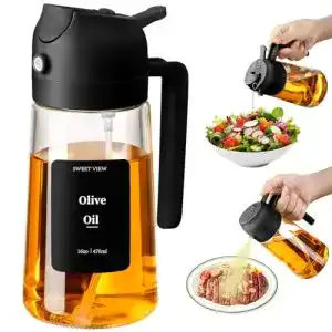Ölsprüher Sweet View 2 in 1 für Kochen und Grillen, 470ml