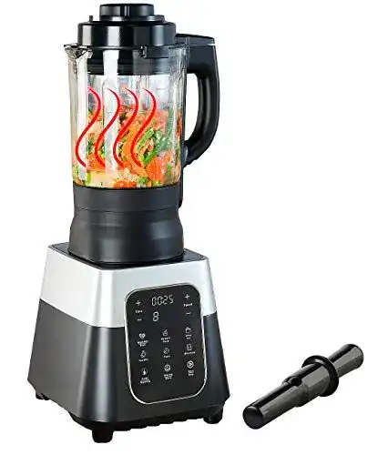 Sojamilchbereiter von Rosenstein & Söhne Profi-Standmixer mit Wärmefunktion