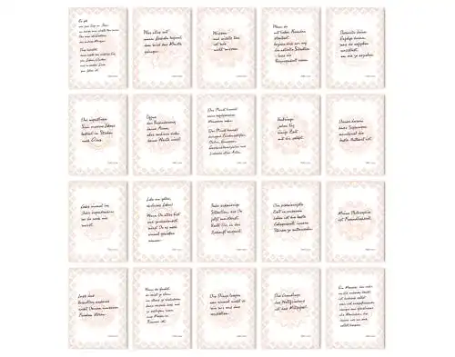 Postkarten-Set TypeStoff 20er Set mit Dalai Lama Weisheiten