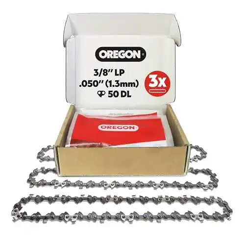 Oregon Sägekette 3er-Pack 35 cm 3/8″ LP für verschiedene Kettensägen