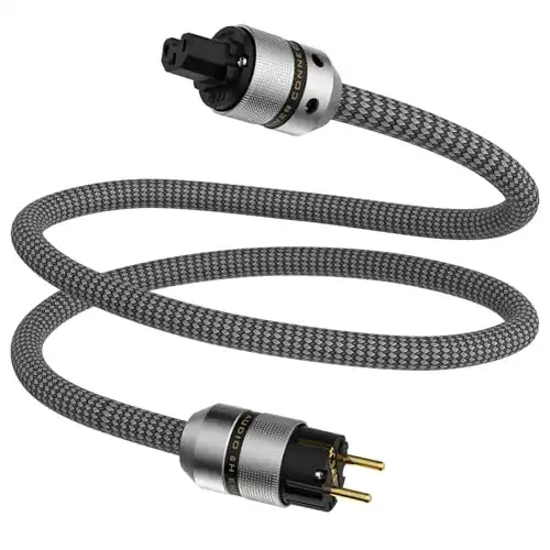 HiFi-Netzkabel Tertullus Abgeschirmtes C15 Stromkabel für Audio