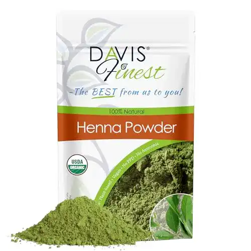 Henna Haarfarbe Davis Finest PPD-freie Haarfarbe für Haar und Bart