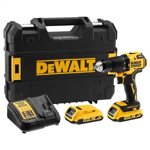 Dewalt Akku-Bohrschrauber DCD709D2T-QW mit 18 V und 2 Ah