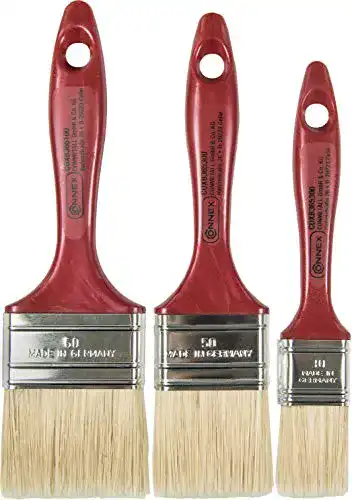 Malerpinsel Connex Pinsel-Set mit 3 Flachpinseln