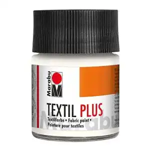 Stoffmalfarbe Marabu Textil Plus Weiß 50 ml für dunkle Stoffe