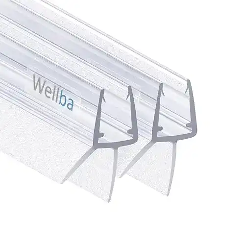 Wellba Premium Duschdichtung für Duschtüren (2x 80 cm)