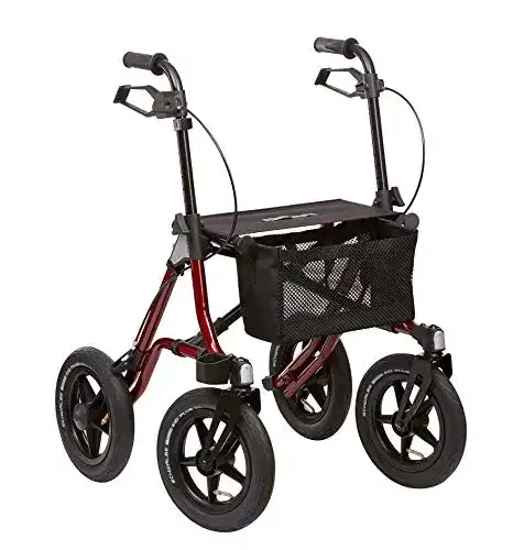 Rollator Dietz Rehab TAiMA XC luftbereift mit 9,8 kg Gewicht
