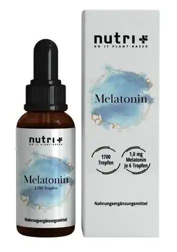 Einschlaftropfen mit Melatonin 1 mg ohne Zucker und Alkohol