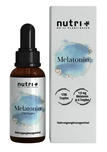 Einschlaftropfen mit Melatonin 1 mg ohne Zucker und Alkohol