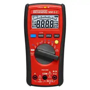 Benning MM 6-2 True RMS Digital-Multimeter mit Tasche und Zubehör