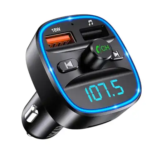 Bluetooth Adapter für Auto – ORIA Bluetooth 5.3 FM Transmitter