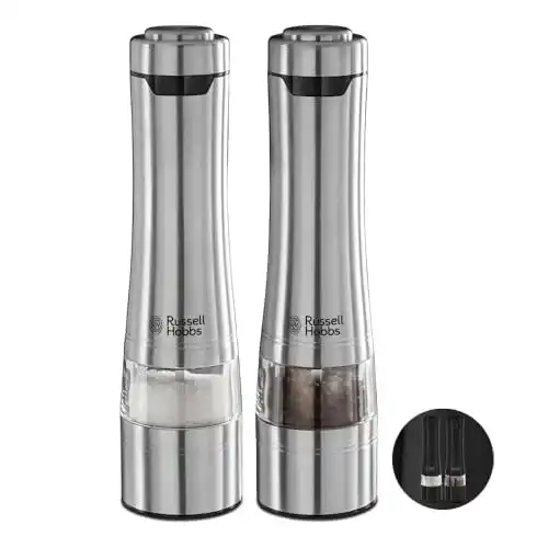 Elektrische Pfeffermühle und Salz- und Pfeffermühle von Russell Hobbs