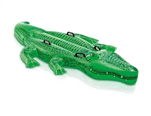 Aufblasbares Schwimmtier Intex Giant Gator, Reittier für Kinder