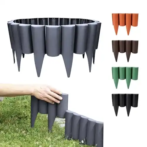 Beetumrandung Gardenix 2,5m in Holzoptik für Beeteinfassungen