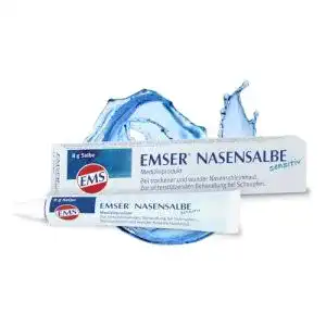 Emser Nasensalbe sensitiv mit Salz für trockene Nase – 8 g