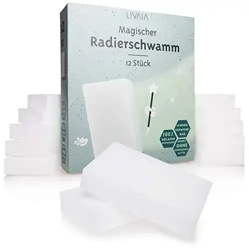 Schmutzradierer Livaia Radierschwamm 12 Stück