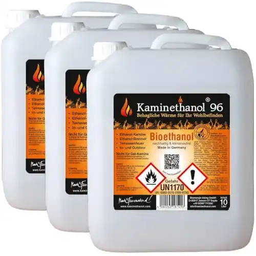 Bioethanol Kaminethanol Icking 30 Liter 96,6% (3 x 10 L)