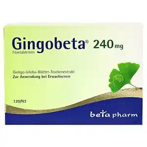 Ginkgo 240 mg Gingobeta Filmtabletten 120 Stück