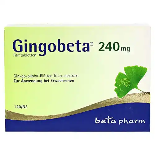 Ginkgo 240 mg Gingobeta Filmtabletten 120 Stück