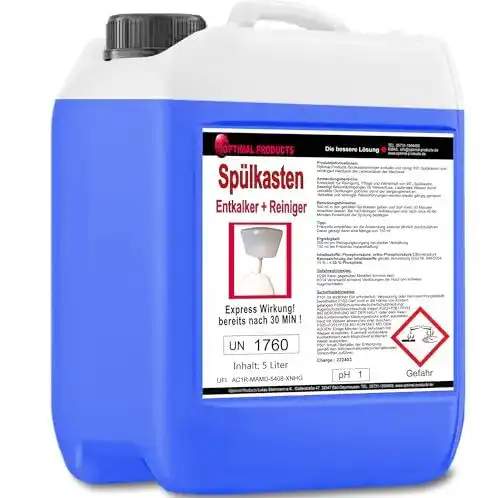 Spülkasten-Entkalker von Optimal Products, 5 Liter Flasche