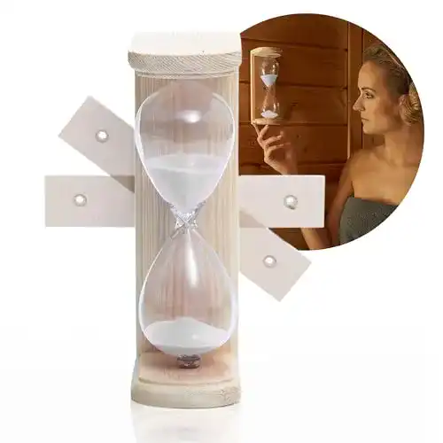 Sauna Sanduhr Suleno 15 Minuten Zeitmesser für Saunazubehör
