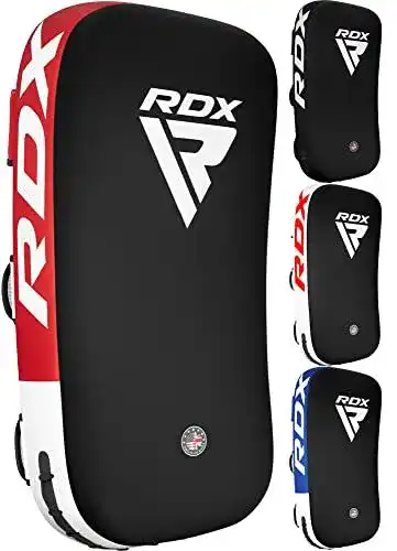 Schlagpolster RDX für Kampfsport, Curved Tritt für Kickboxen und Muay Thai
