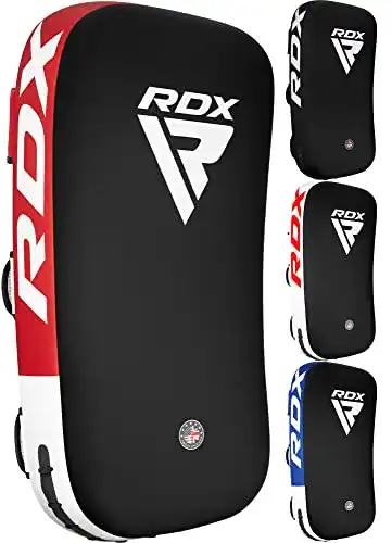 Schlagpolster RDX für Kampfsport, Curved Tritt für Kickboxen und Muay Thai